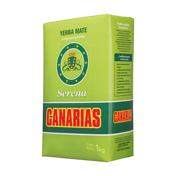 Yerba – canarias – Serena x 1 Kilo – Pack x 2