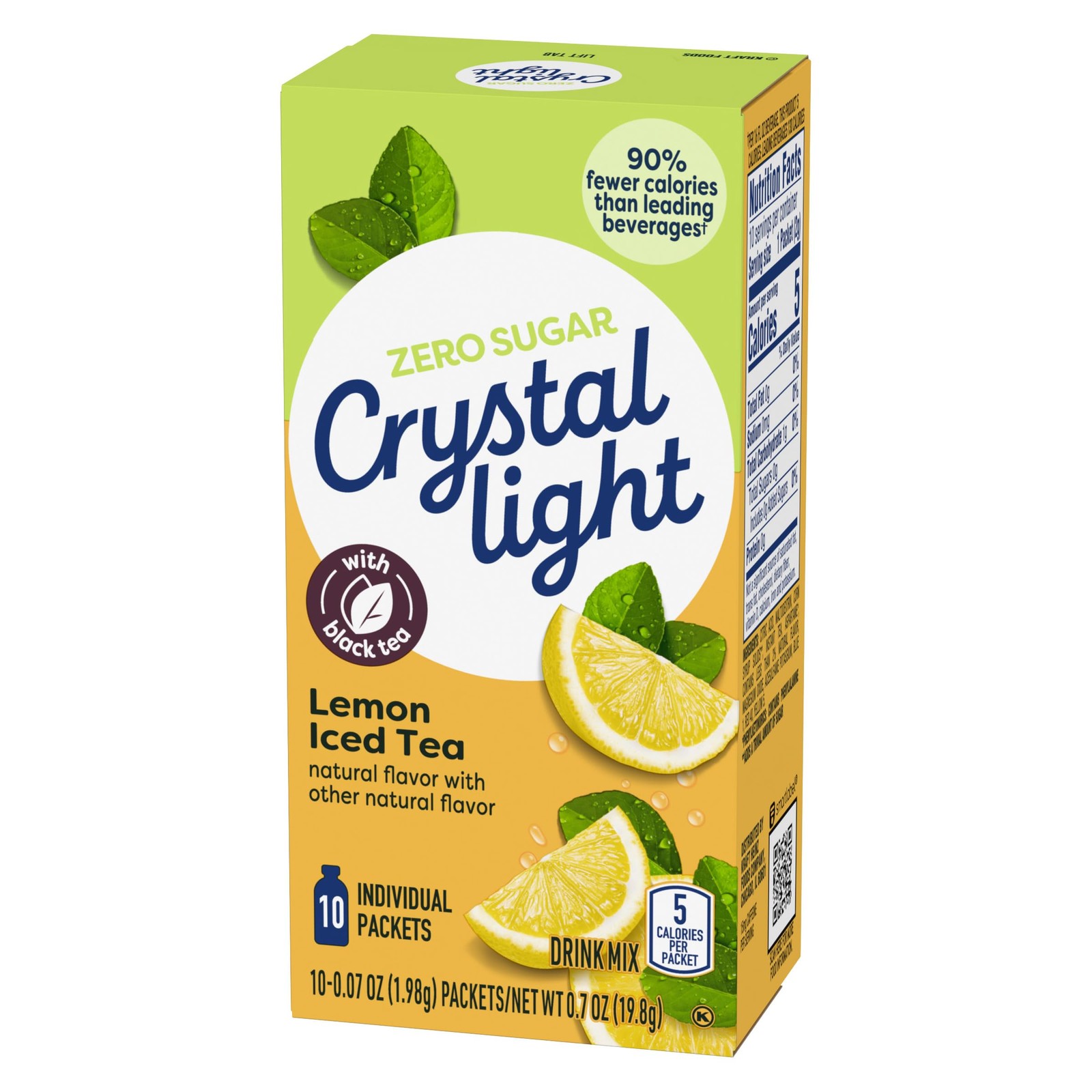 Crystal Light Lemon Iced Tea Naturally Flavored with other natural flavor Pow…