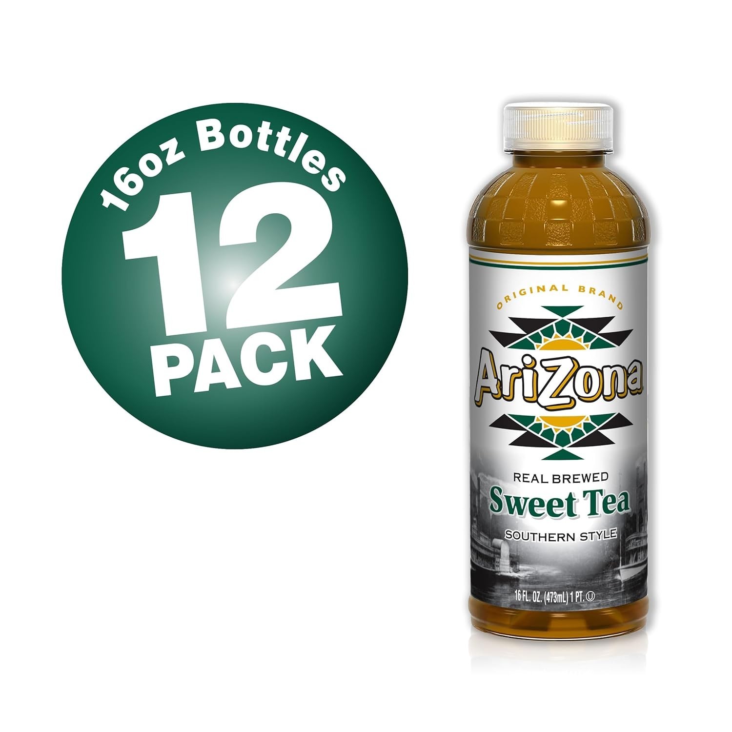 Sweet Tea Bliss – 16 Fl Oz Bottles (12 Pack), Plant-Based & Herbal Refreshment