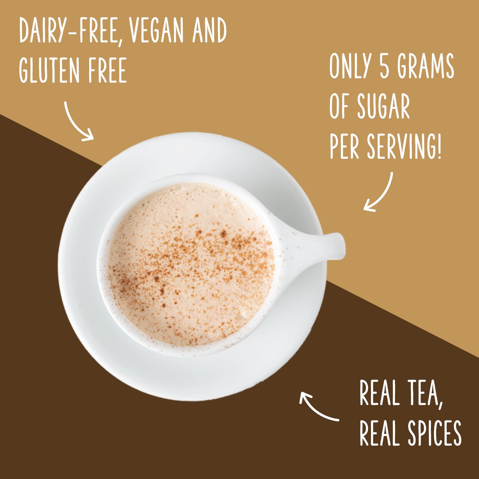 Two Leaves and a Bud Chai Tea Latte Mix, Powdered Serve 1.1 Lb