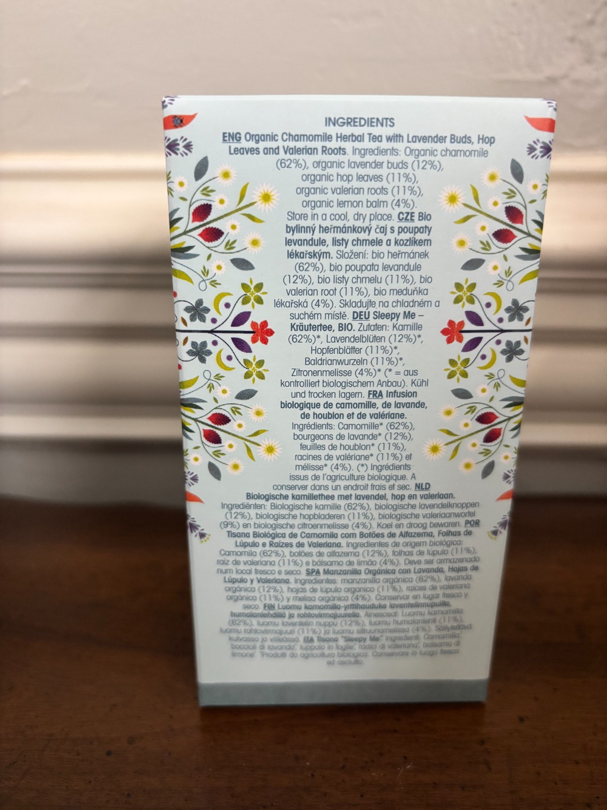 English Tea Shop Organic Sleepy Me – Box of 20 Paper Tea bag sachets Exp 11/2026