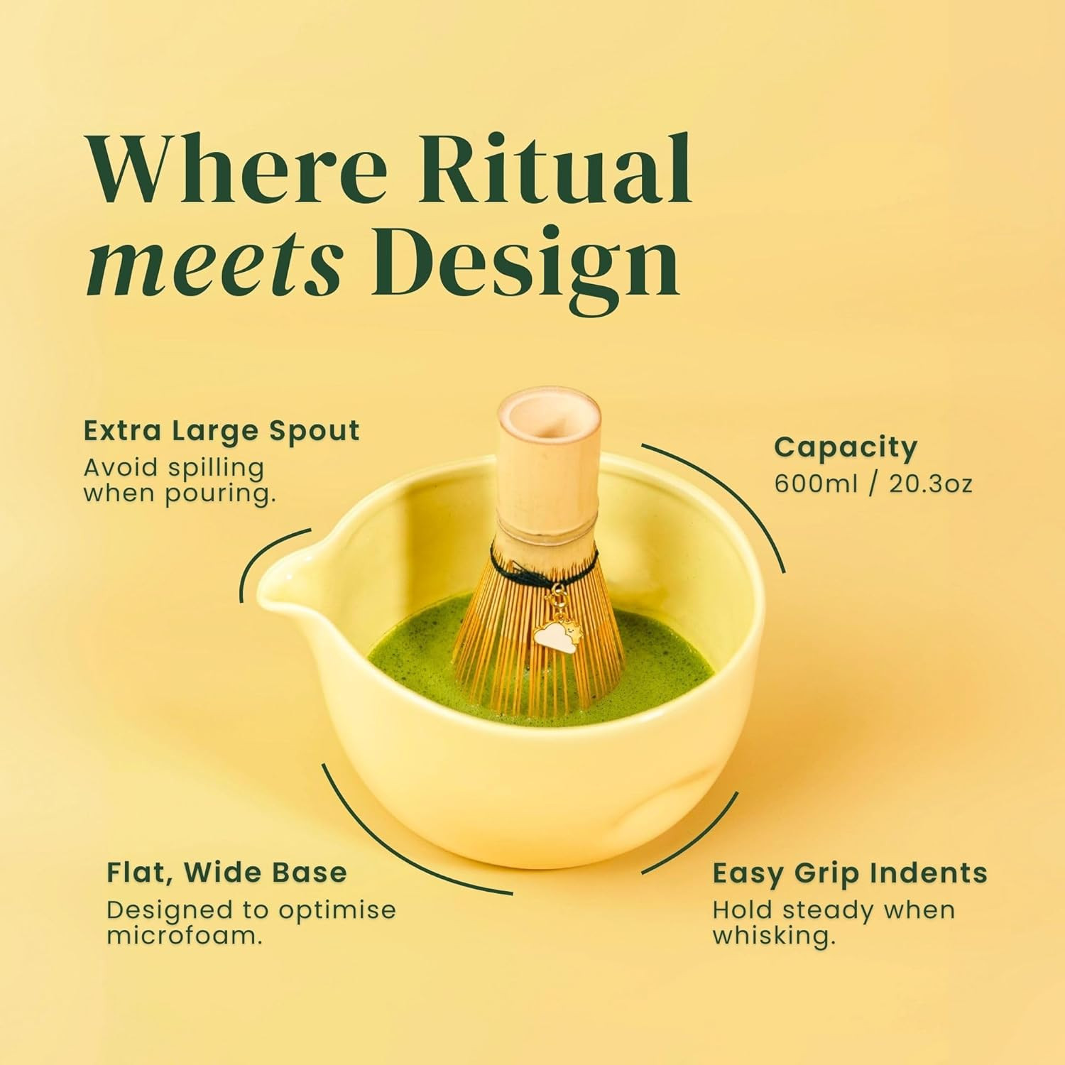 Golden Hour Matcha Ritual Kit with Organic Ceremonial Grade Matcha Powder