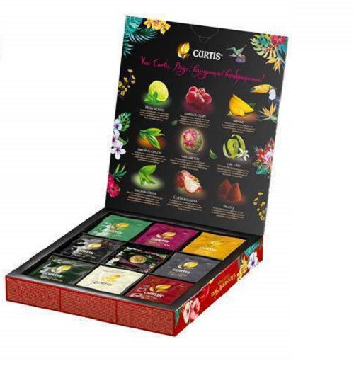 Curtis Dessert-Blooming Tea Collection 8 Flavors Green & Black Gift Set ☕