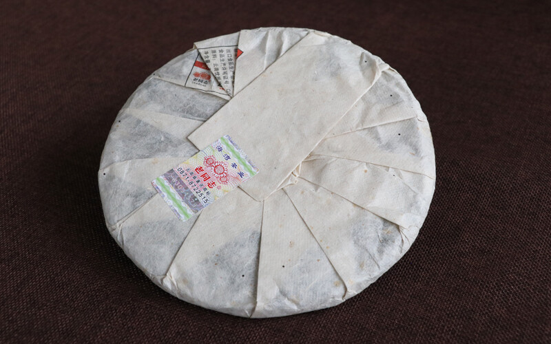 2013 Haiwan Old Comrade Five Star Arbor 357g Qiaomu Puerh Tea Age-Fermeted Tea