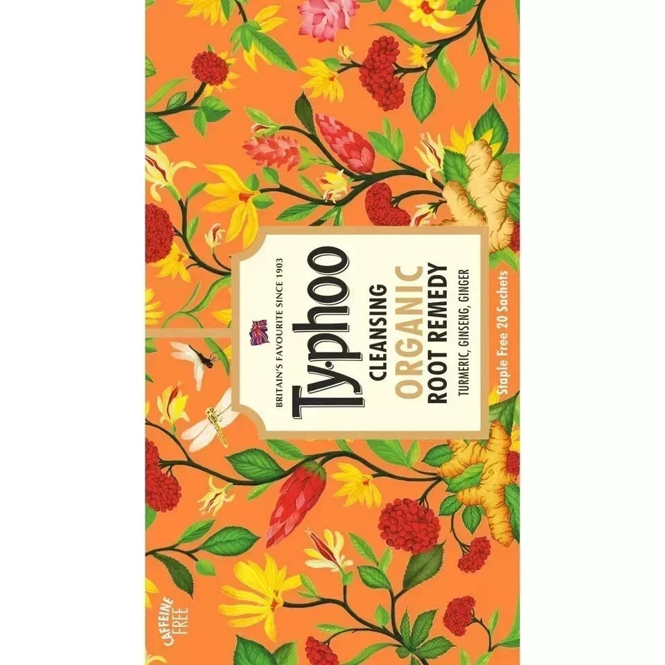 Ty-phoo Cleansing Organic Root Remedy Tea Bag (20 Tea Bags), 36 grams