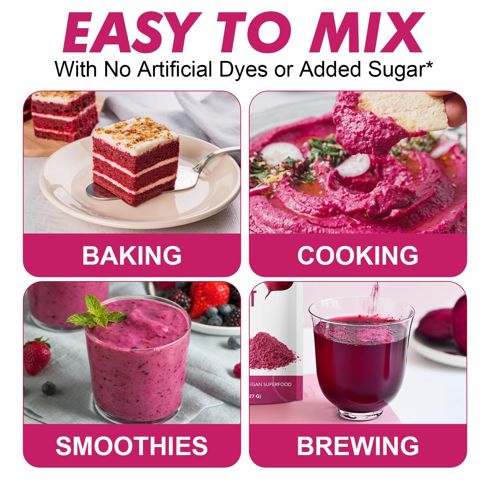 ArtoraLabs Organic Beet Root Powder | Vegan Superfood for Energy & Wellness