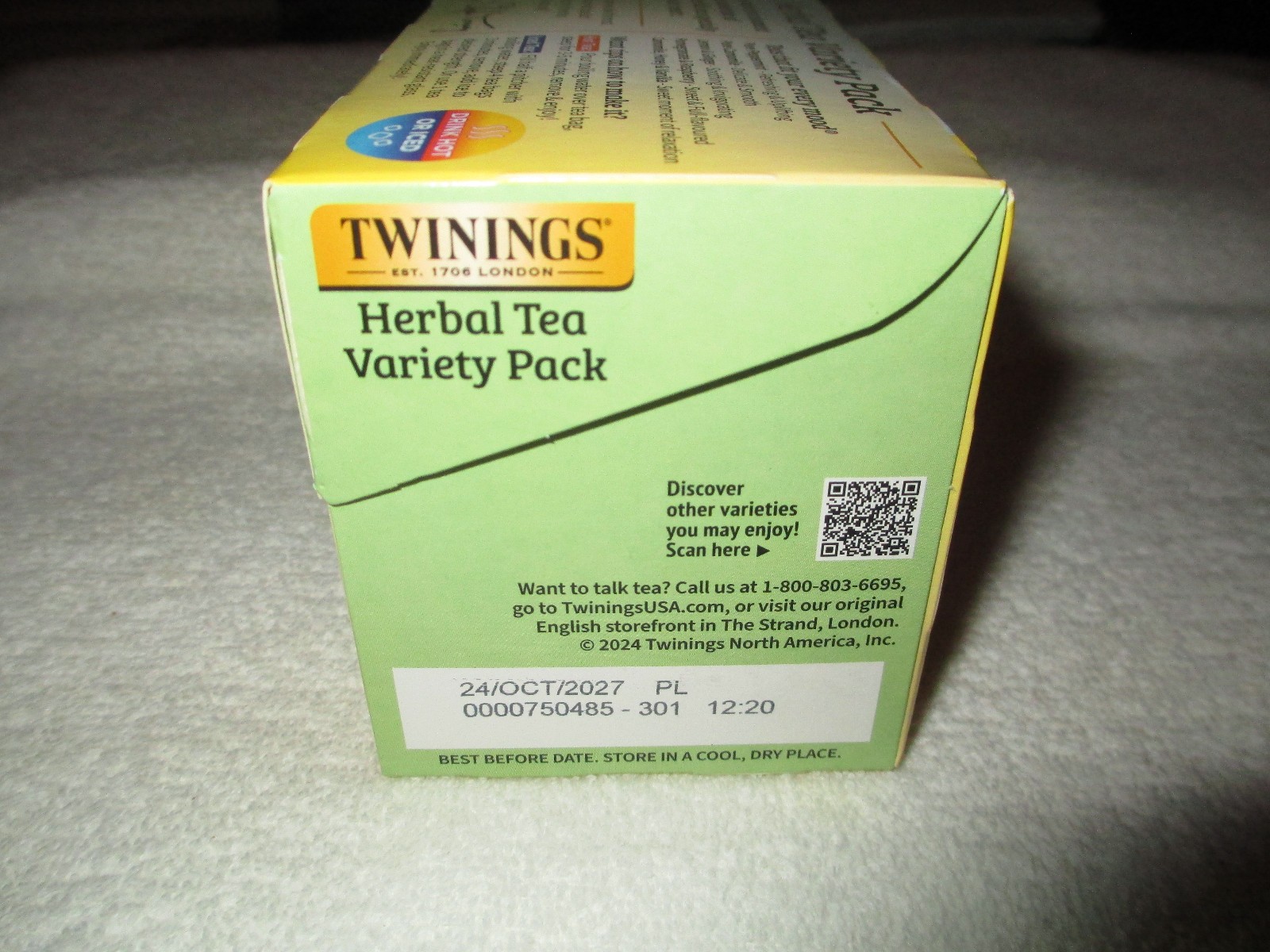 TWINNINGS HERBAL TEA VARIETY PACK BRAND NEW IN PACKAGING + EXTRA & FREE SHIPPING