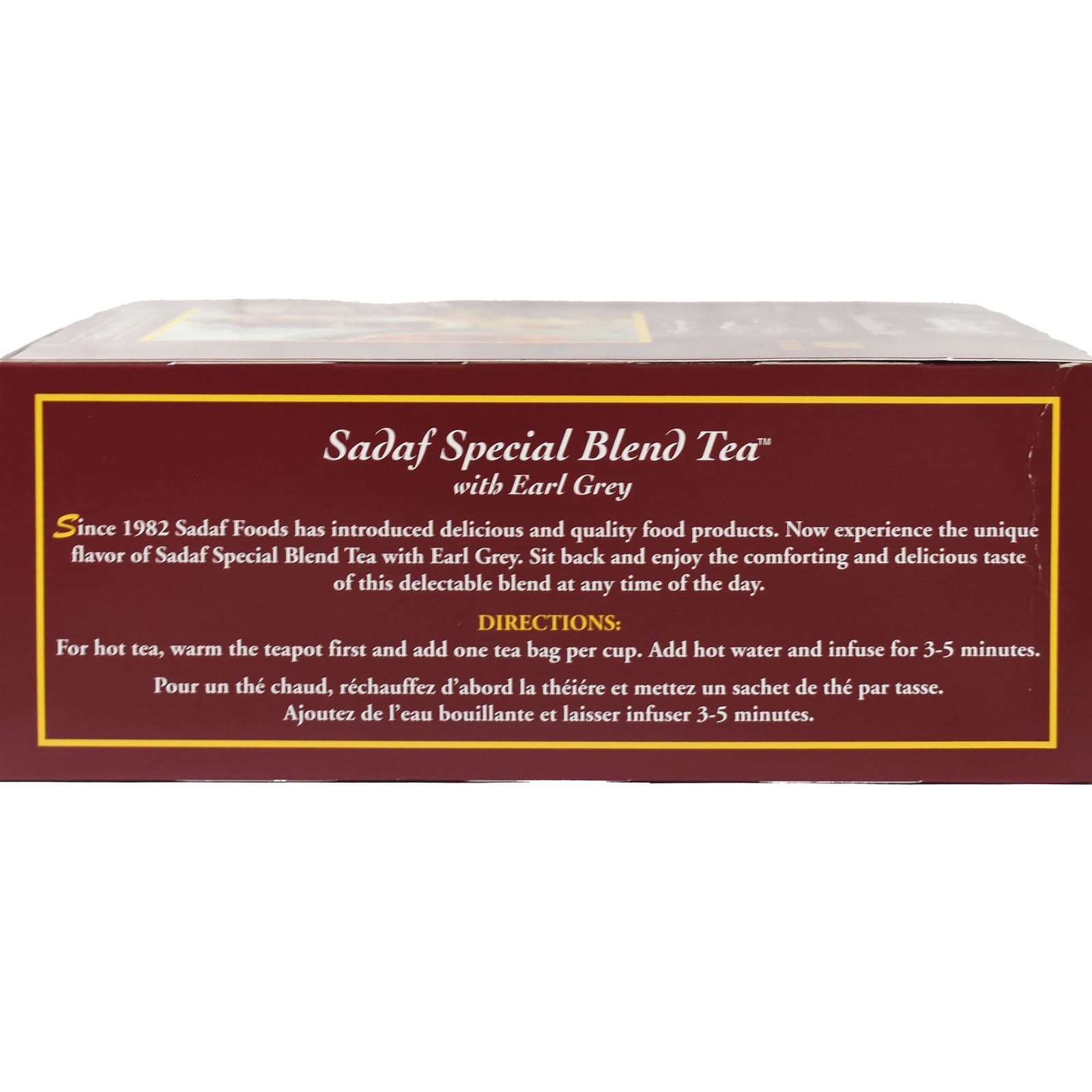 Earl Grey Ceylon Black Tea Bags Special Blend Harvested In Sri Lanka 100 PCS