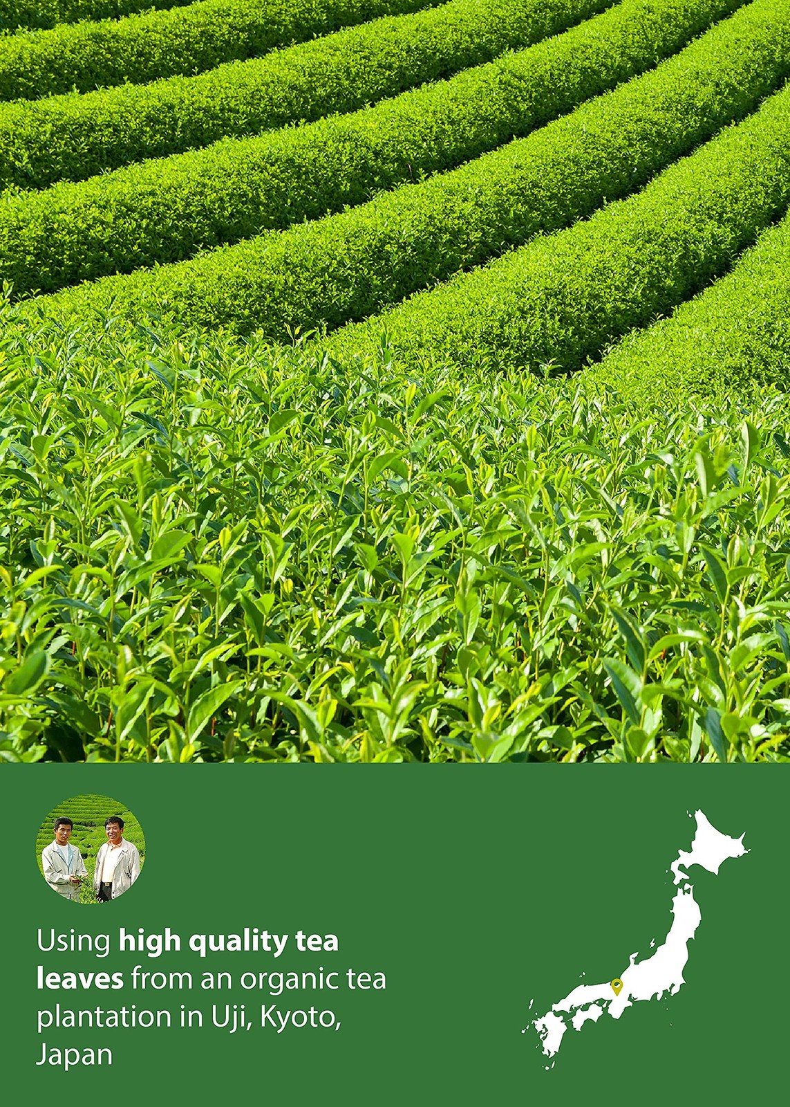 Kawashimaya Organic Genmaicha 35.27 oz 1000g – Japanese Green Tea with Roaste…