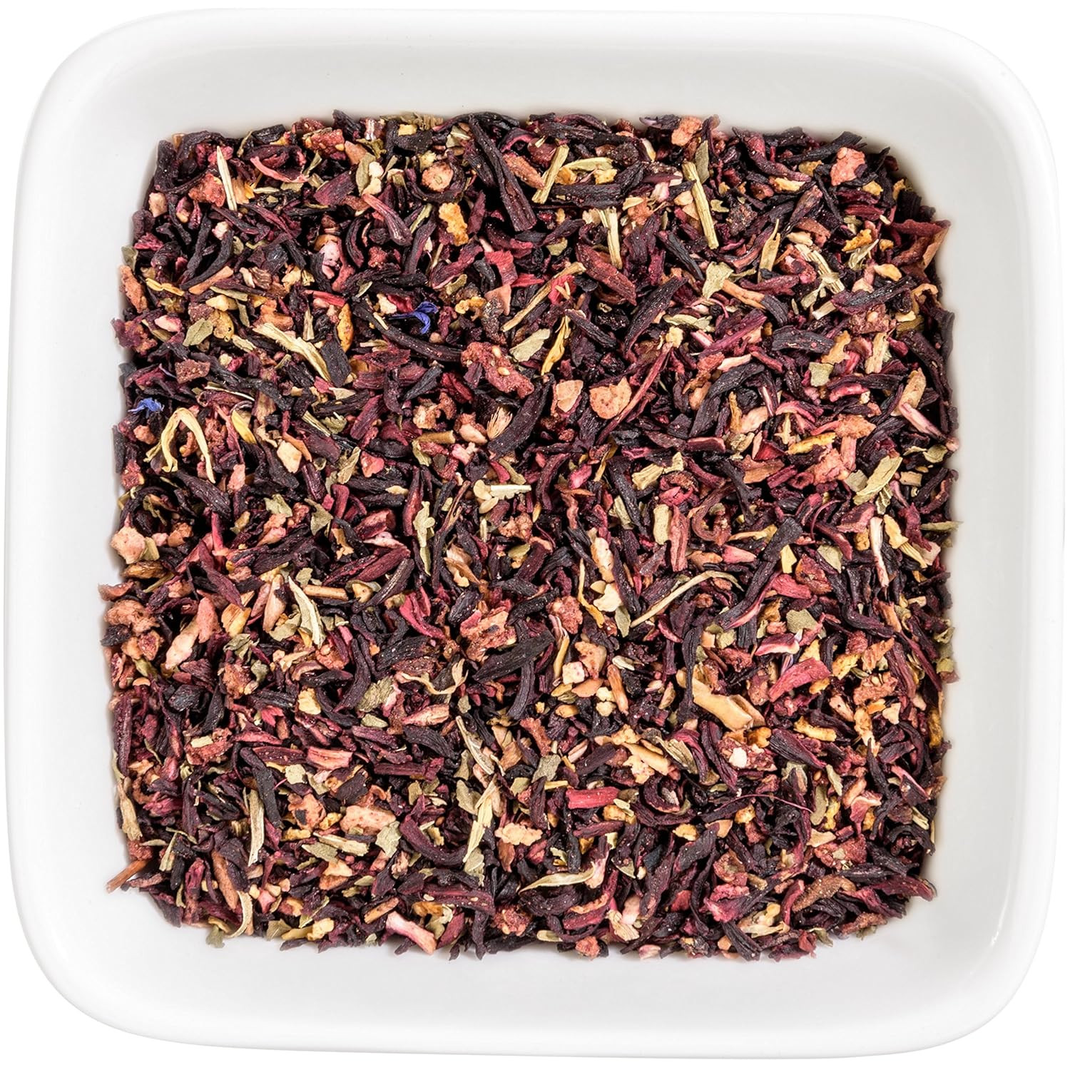 – Strawberry Hibiscus Sangria – Apple Orange Mint – Herbal Fruity Loose Leaf Tea