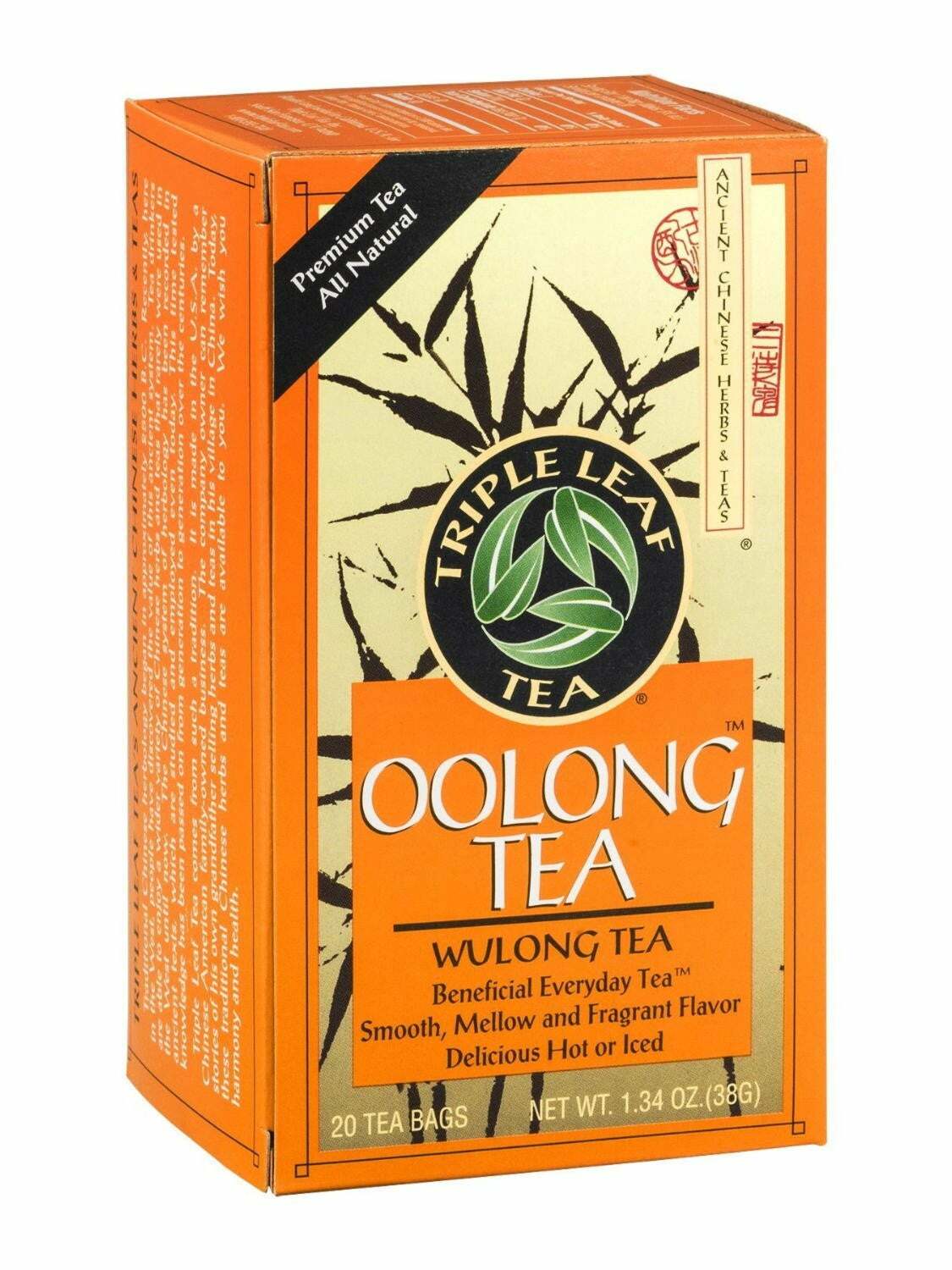 Triple Leaf Tea, Oolong Tea, Wulong Tea, 20 tea bags