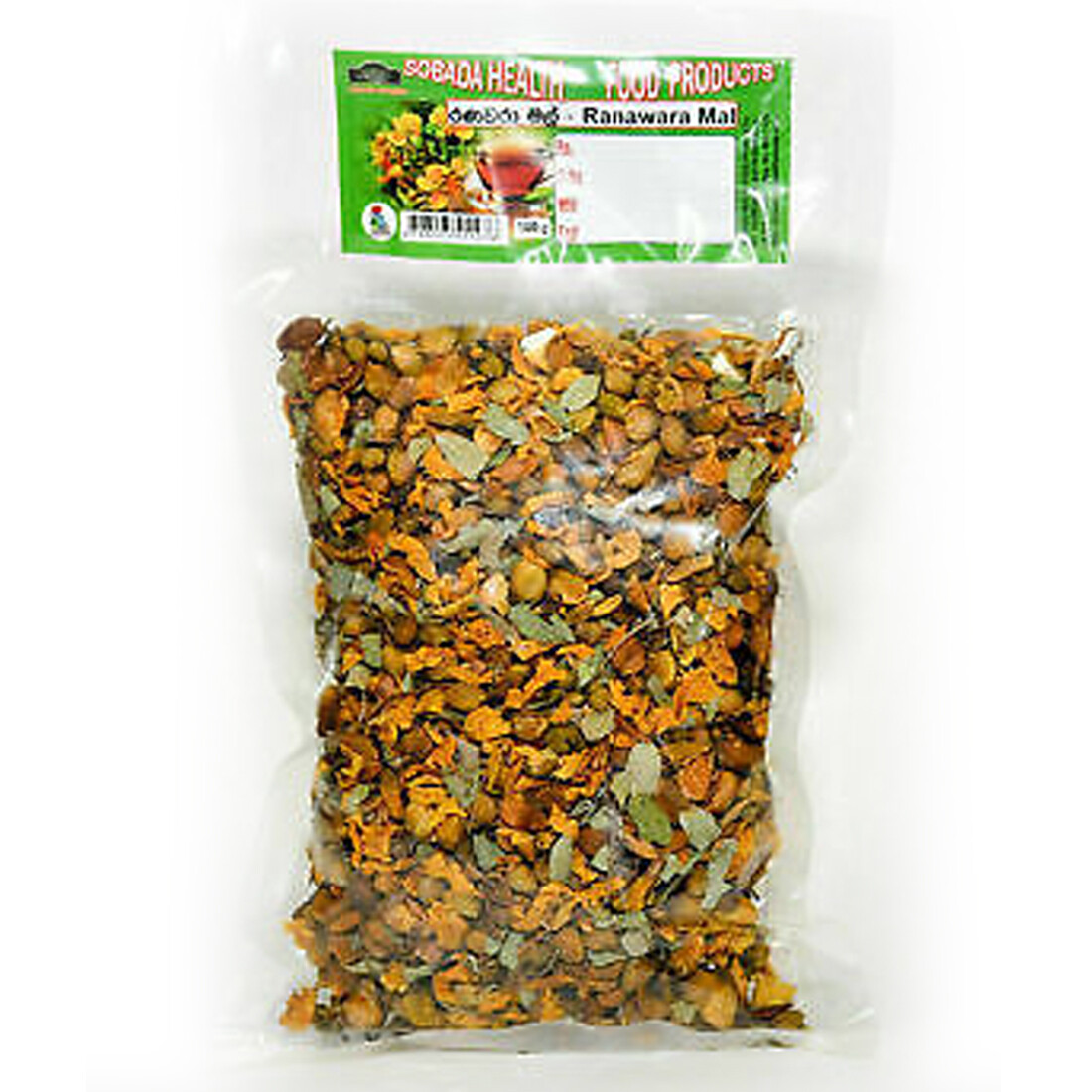 Ayurveda Ceylon Herbal Drink Ranawara Mal Sun Dried 100% Natural Products 50g