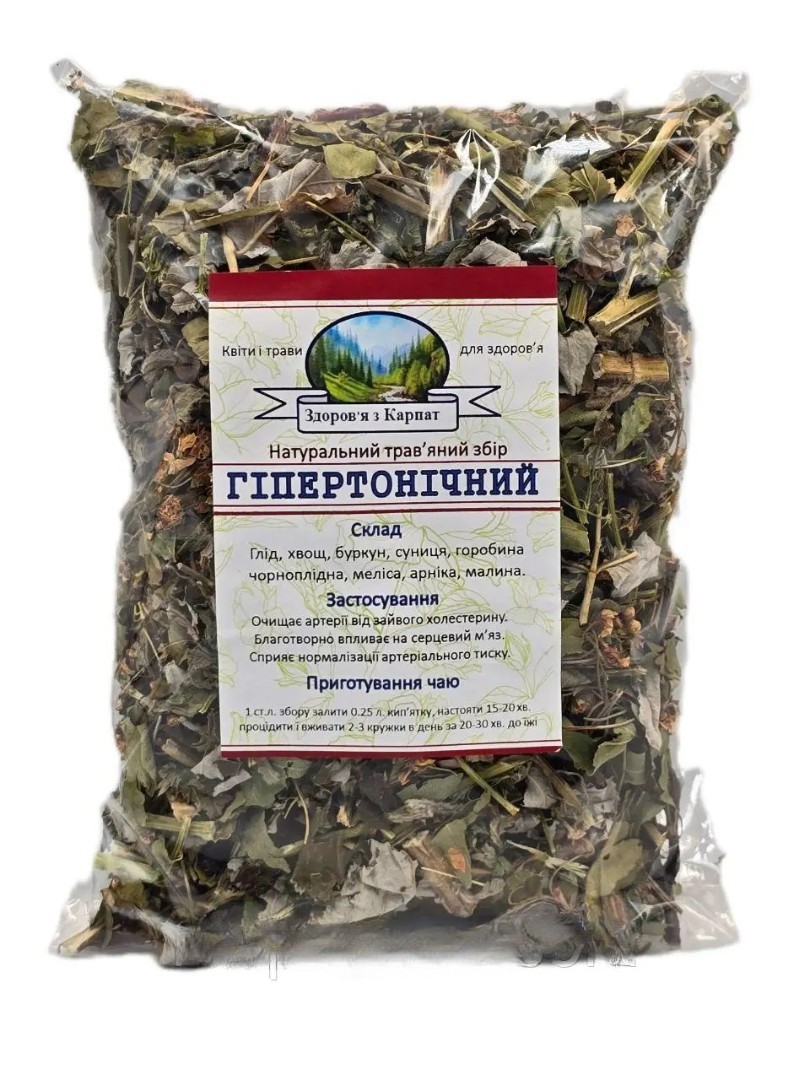 Carpathian Blood Pressure Wellness Tea, Traditional Herbal Blend
