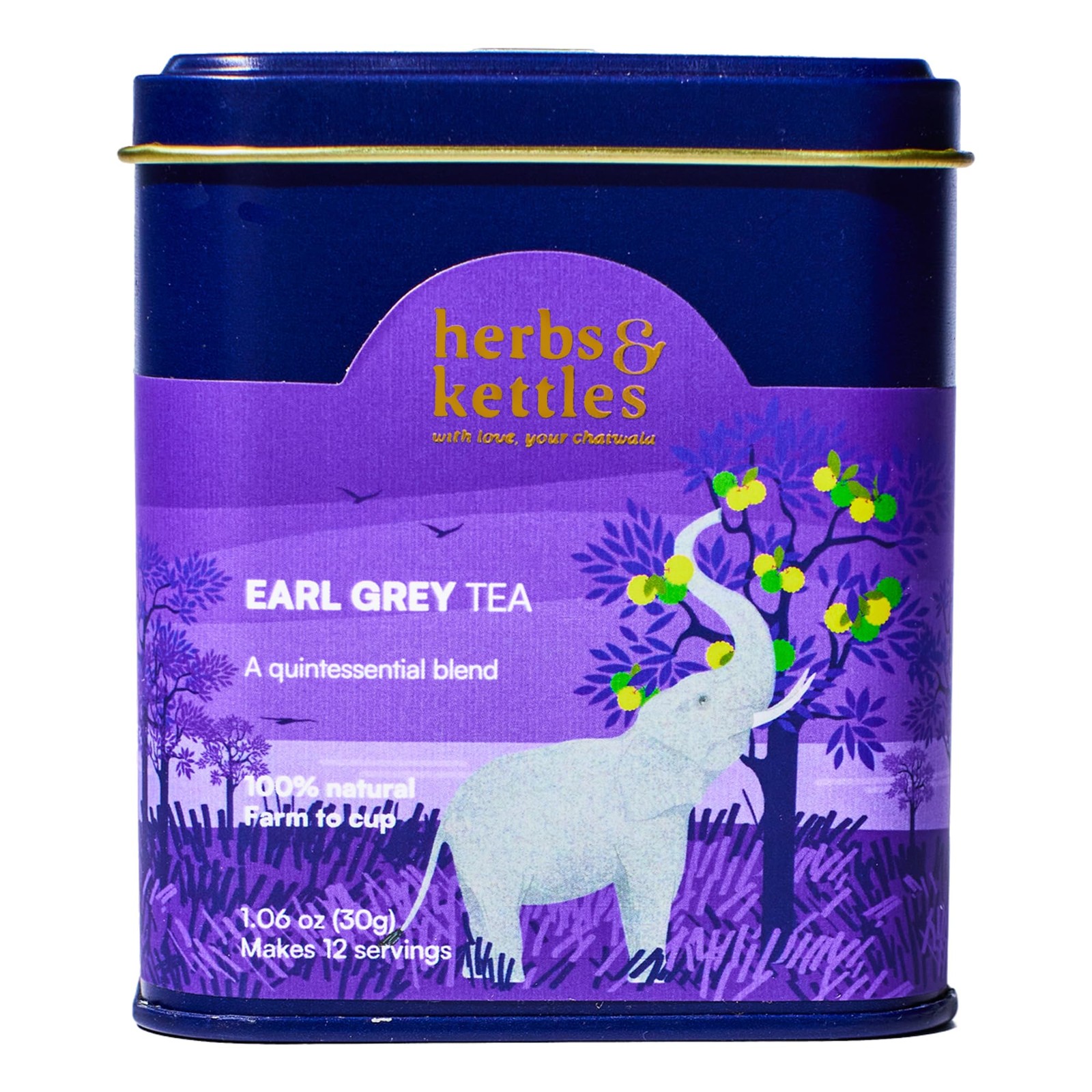 Earl Grey Tea | Assam Black Tea Infused with Italian Bergamot Oil | Premium L…