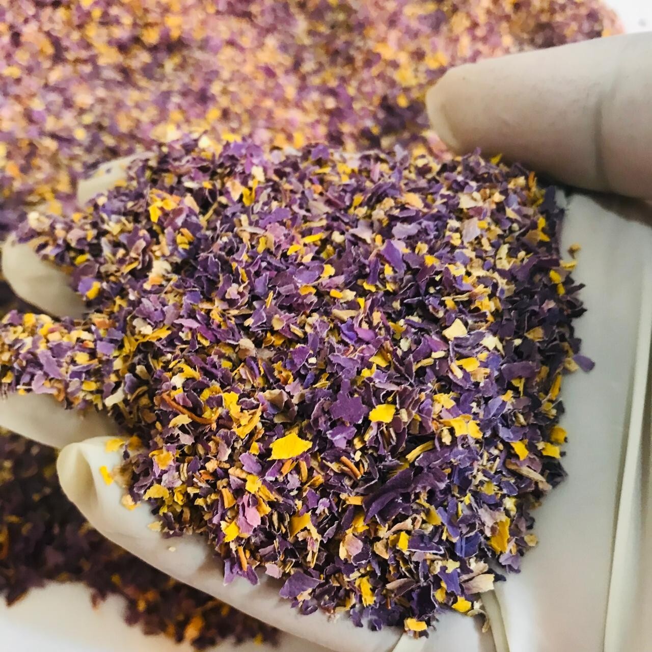 Pre-Grounded Blue Lotus Flower Nymphaea Caerulea Dried Organic Flower Herbal Tea