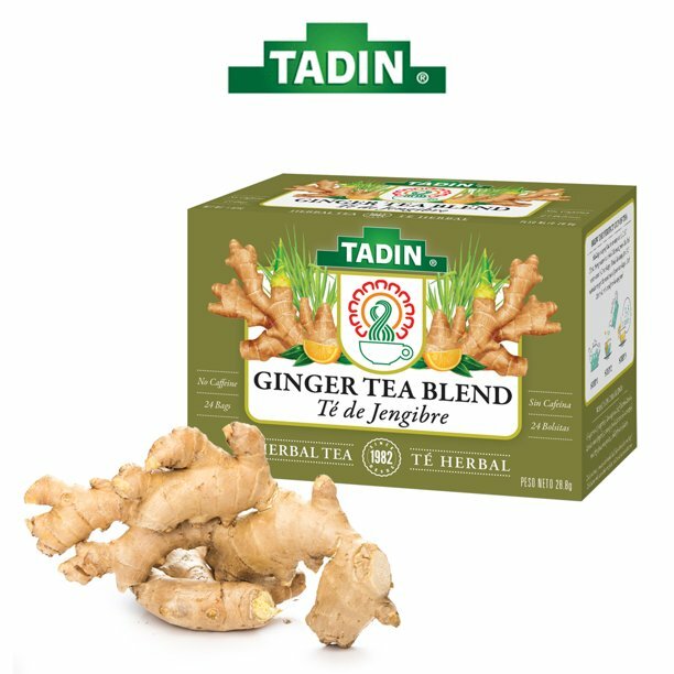 TADIN GINGER TEA BLEND WITH 24 BAGS – TE DE JENGIBRE CON 24 BOLSAS