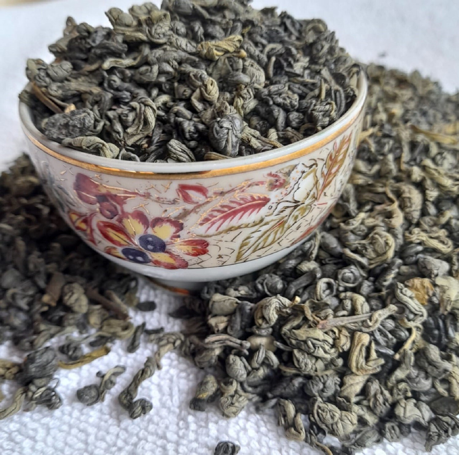 Pure Ceylon Finest Green Tea Gun Powder Natural Beverage, Free Shipping