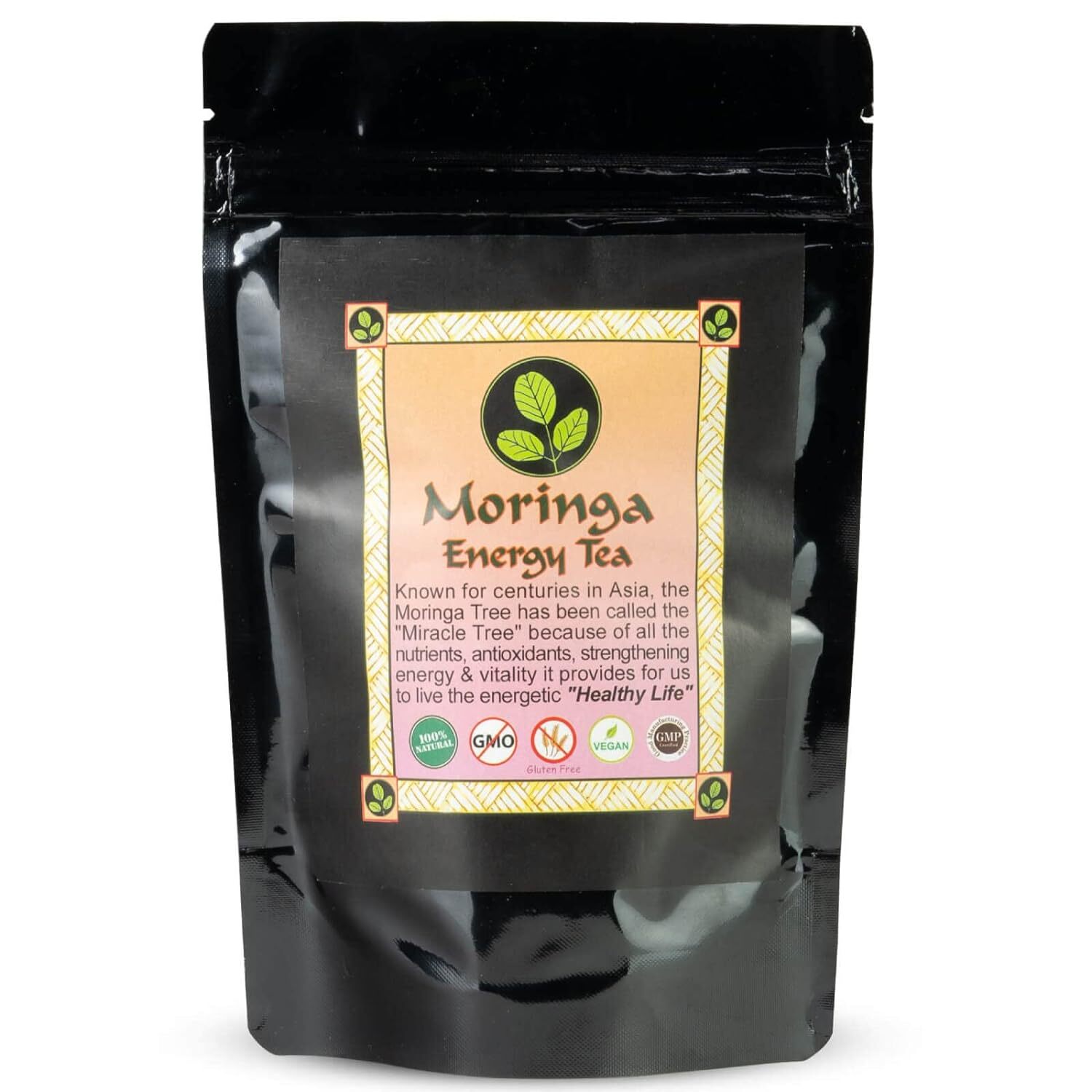 Moringa Tea Bags, 93 Vitamins Minerals Superfood, Moringa Energy Life, 28 Teas