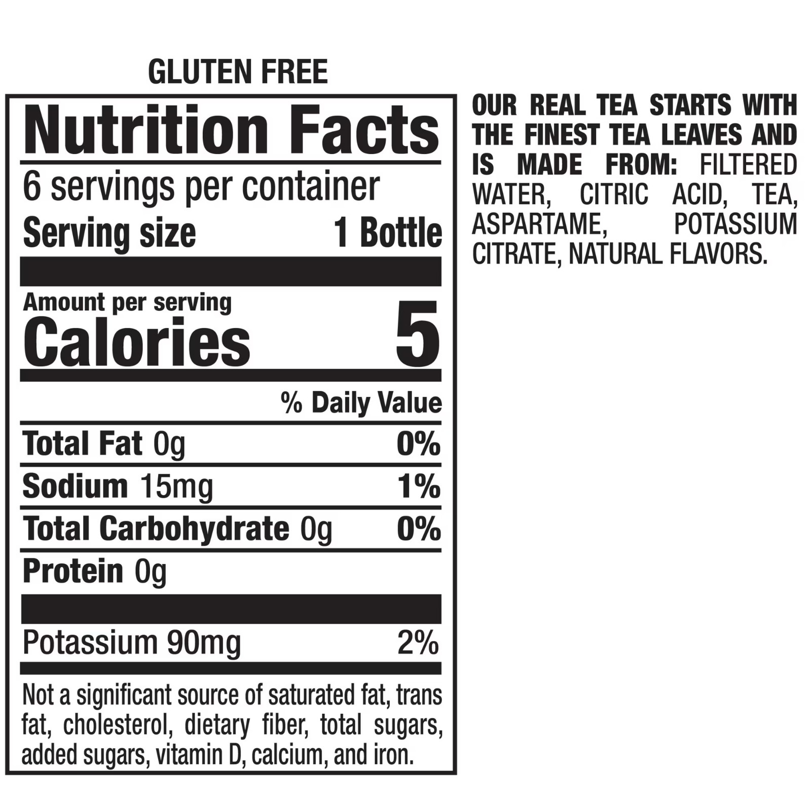 Snapple Zero Sugar Peach Tea, 16 Fl Oz Recycled Plastic Bottle (Pack of 12)