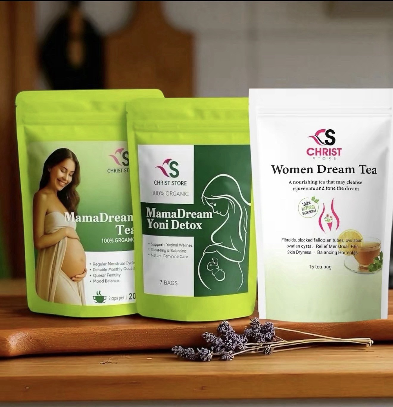Mommy Tea Fertility Booster For Women| Organic Herbal Loose-Leaf for Womb Health