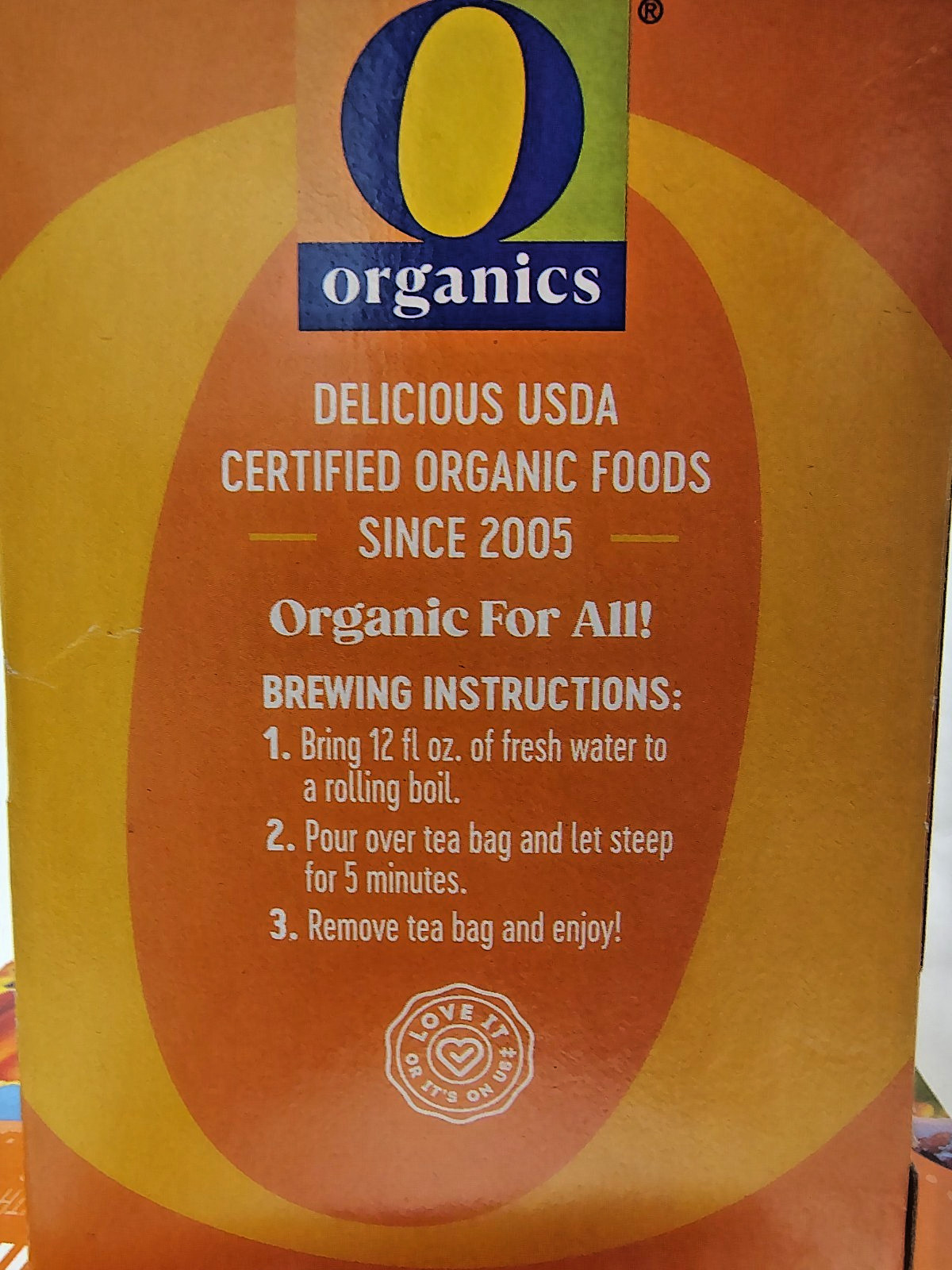O Organics MAPLE PECAN SPICE Rooibos 16bags/box, BB 2/27, Lot of 4 Boxes