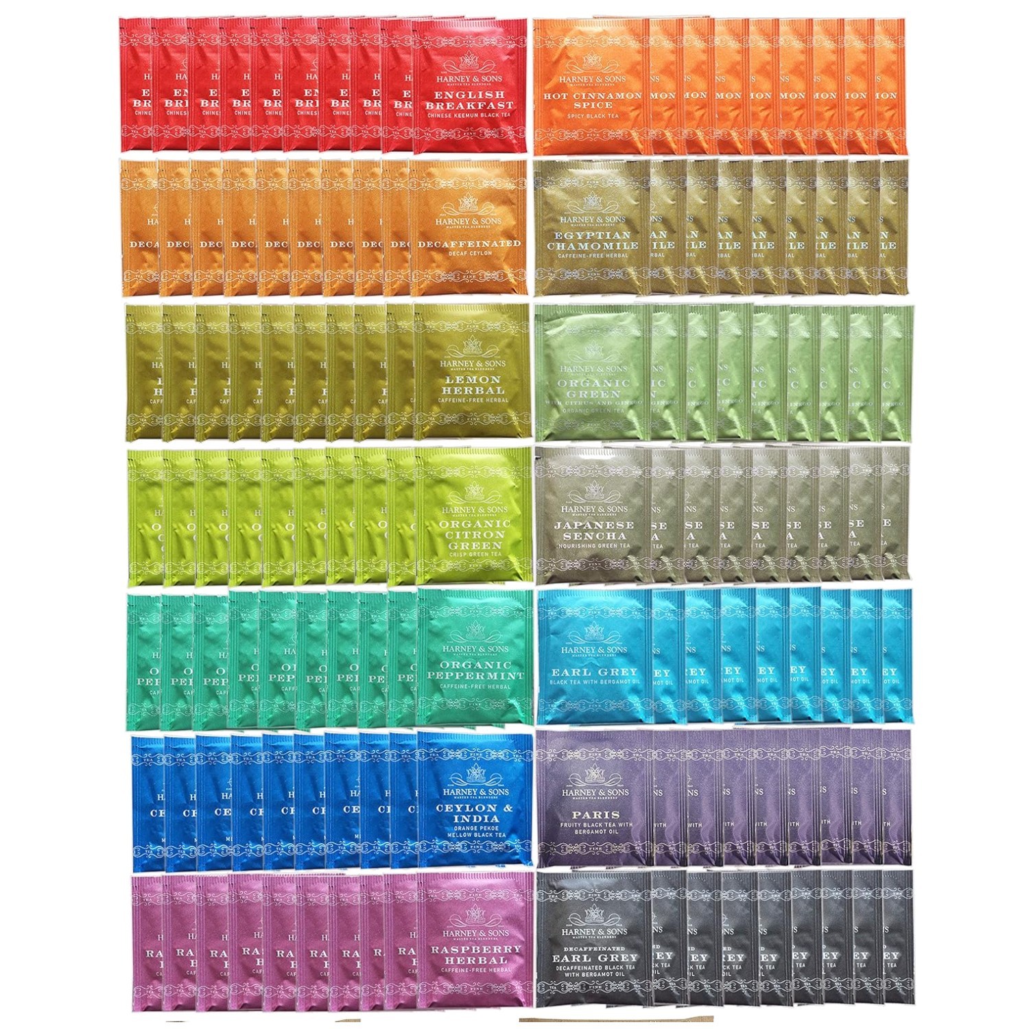 Assorted Tea Bag Pack – 140 Count Sampler