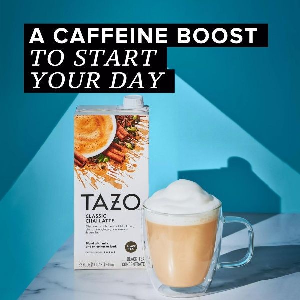 Tazo Classic Chai Latte Black Tea Concentrate – 32 fl oz