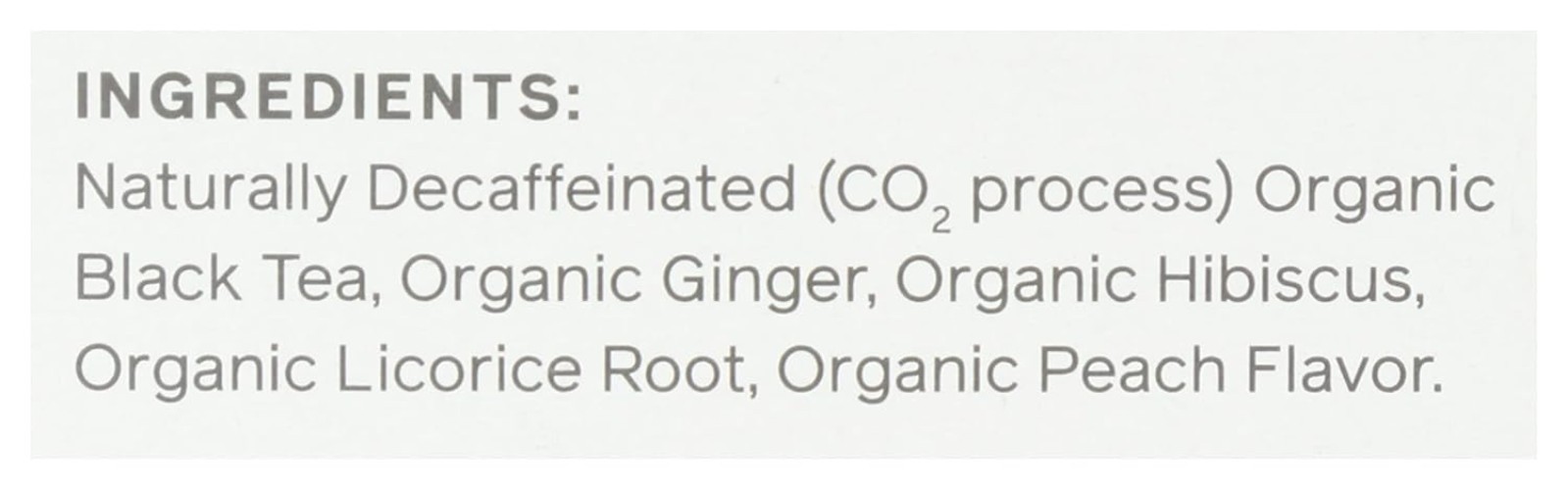 Decaf Organic Ginger Peach Black Tea Bags – Refreshing 20 Count for Anytime