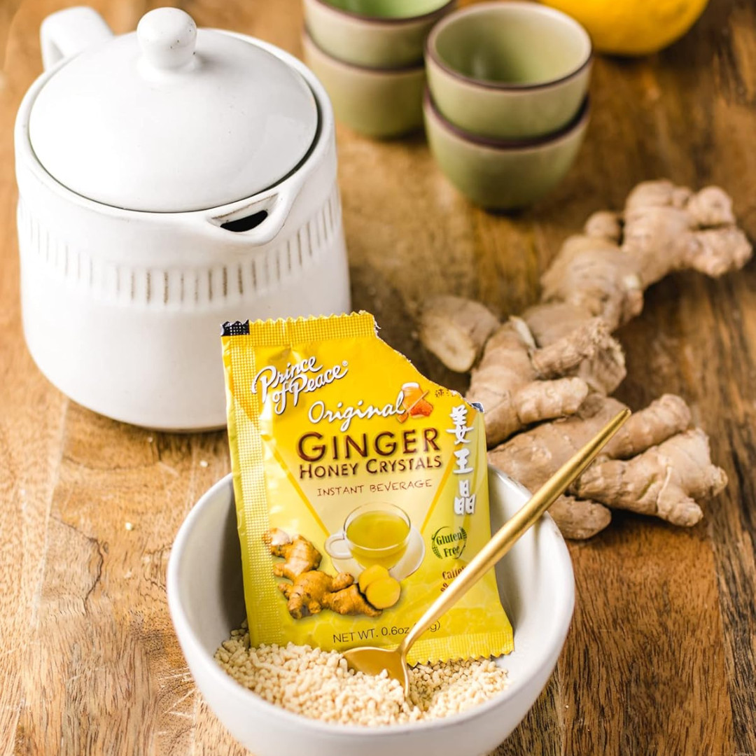 Prince of Peace Ginger Honey Crystals 30ct Instant Herbal Tea Drink