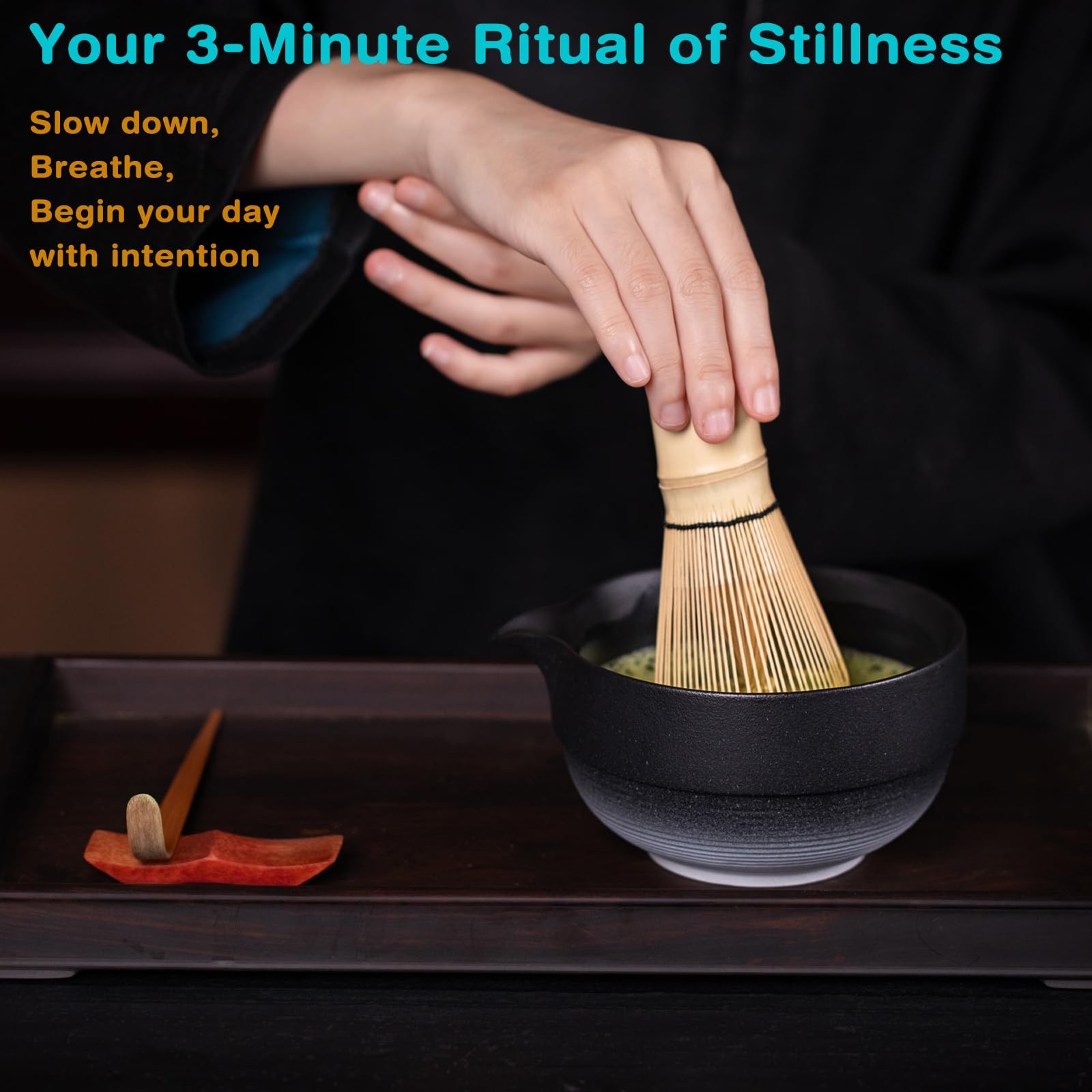 Premium Matcha Ceremony Set – Complete 9-Pcs Ritual Kit – Presented in Luxury…