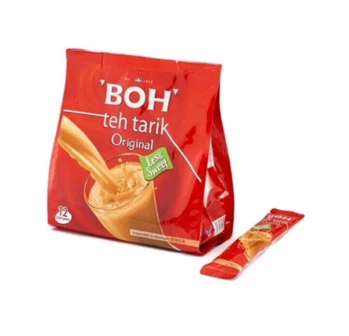 BOH Teh Tarik Original Kurang Manis ( Teh Tarik Less sugar ) 27gx12s