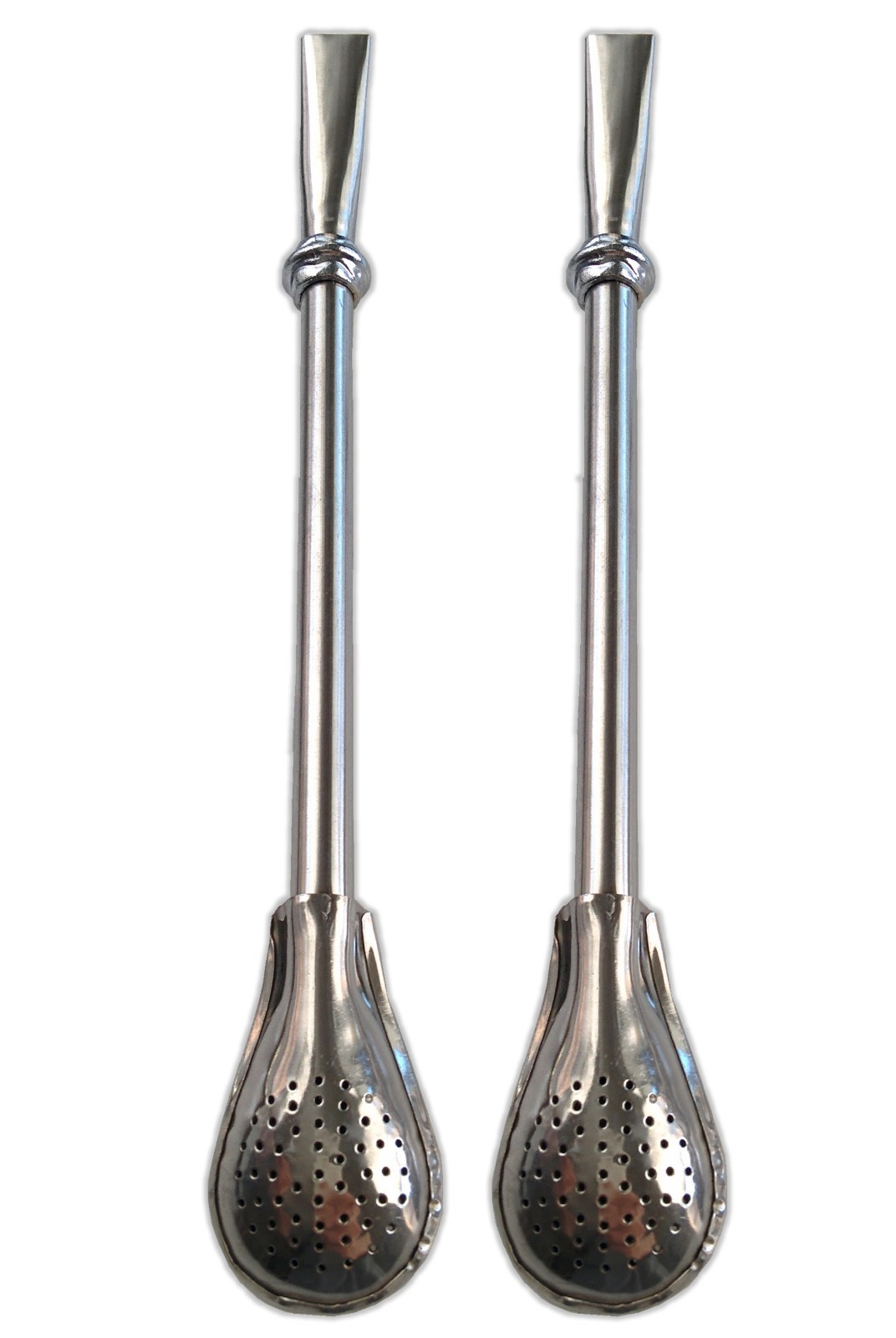 2 Stainless Steel 7.5″ Yerba Mate Bombillas – Free S&H