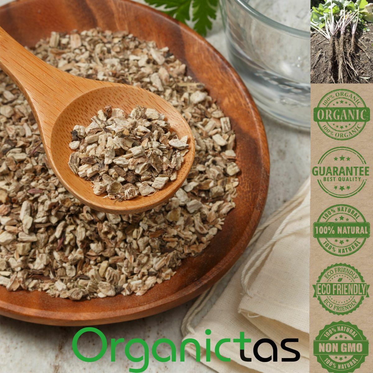 Burdock Root Tea Organic Dried Cut Loose for Detox Tea Infusion Health Benefits