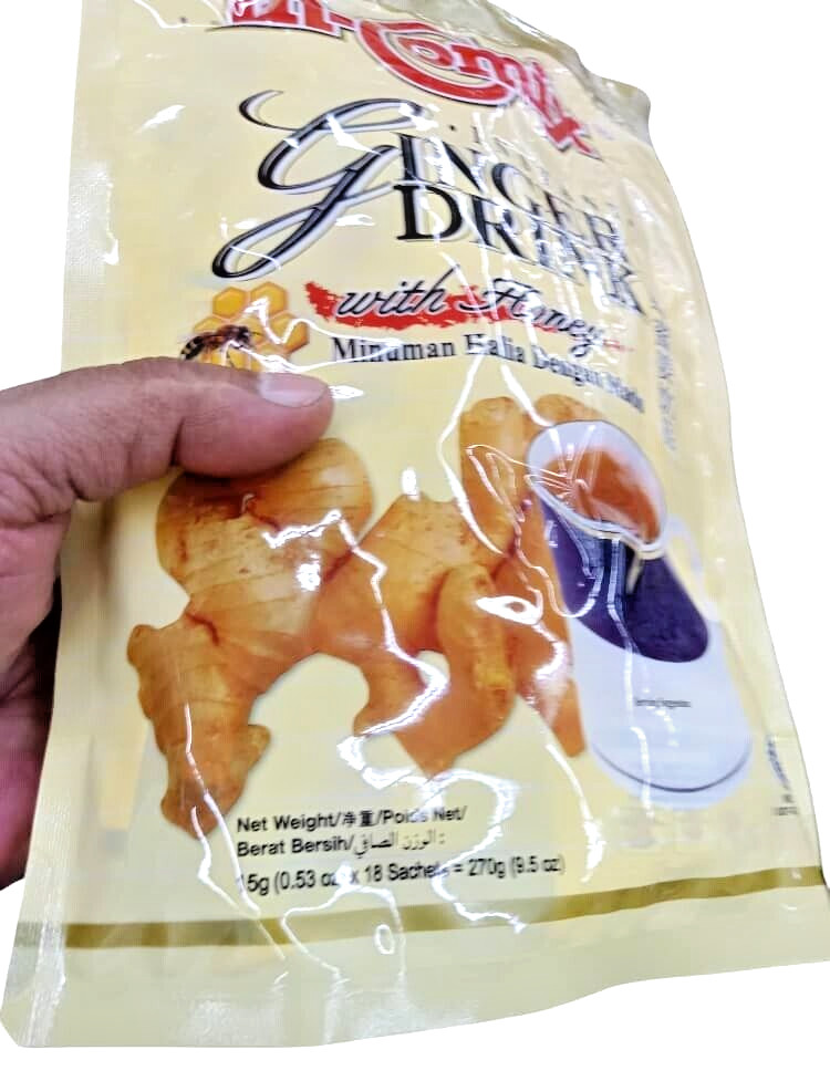 In-Comix Instant Ginger Drink with Honey ( 270 g ) + Free Gift
