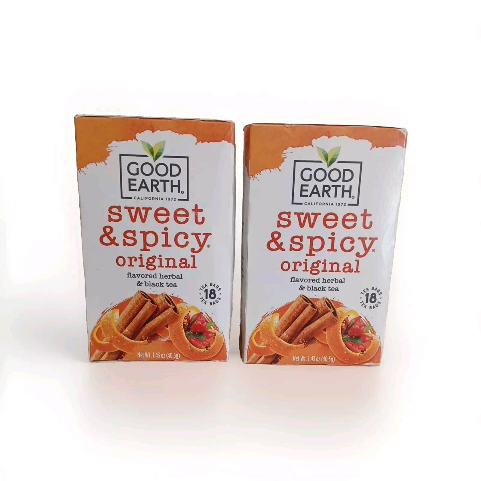 Good Earth Herbal & Black Tea Blend Sweet and Spicy -18 Tea Bags Exp:10/25 P2