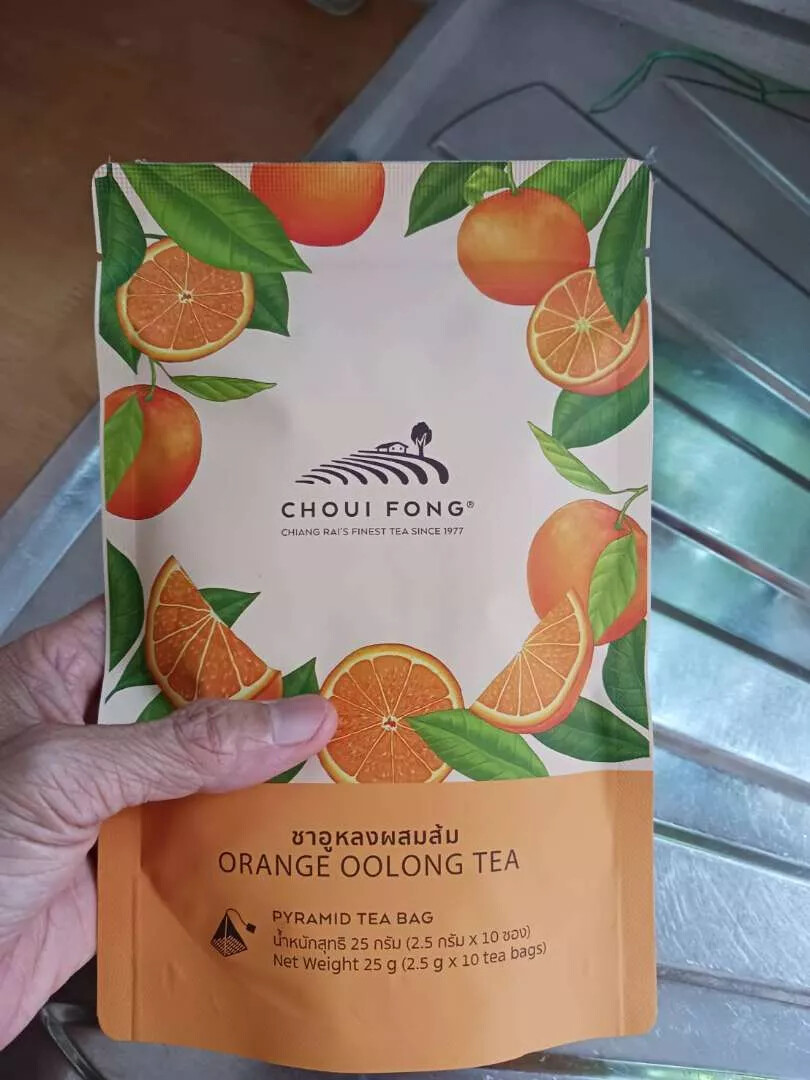 CHOUI FONG Orange Oolong Tea 25 g (2.5 g x 10 Bag) Product of Thailand