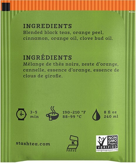 Stash Orange Spice Black Tea – 20 tea bags