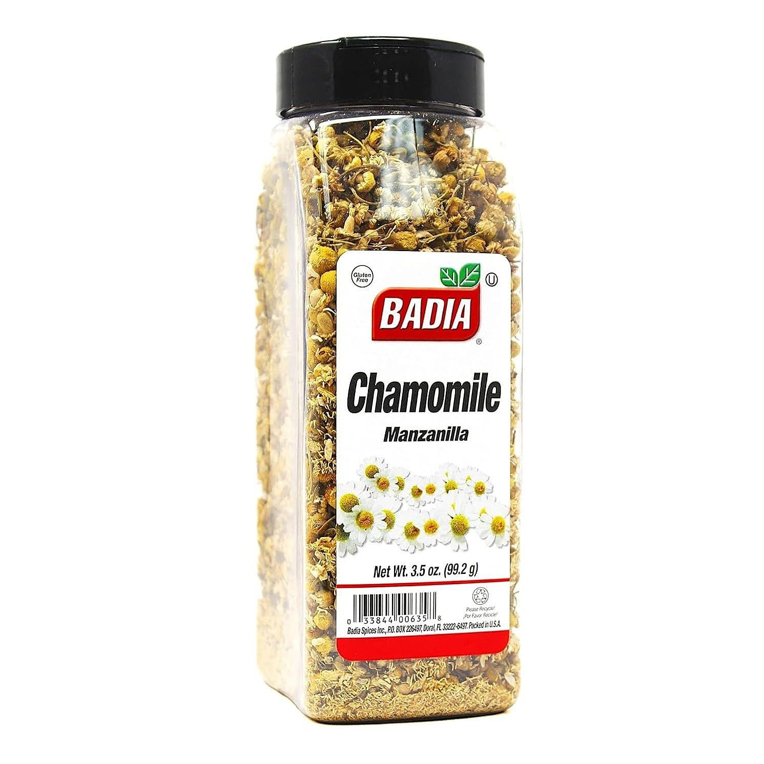 Badia Chamomile, 3.5 Oz – Premium Dried Chamomile Flowers for Herbal Tea