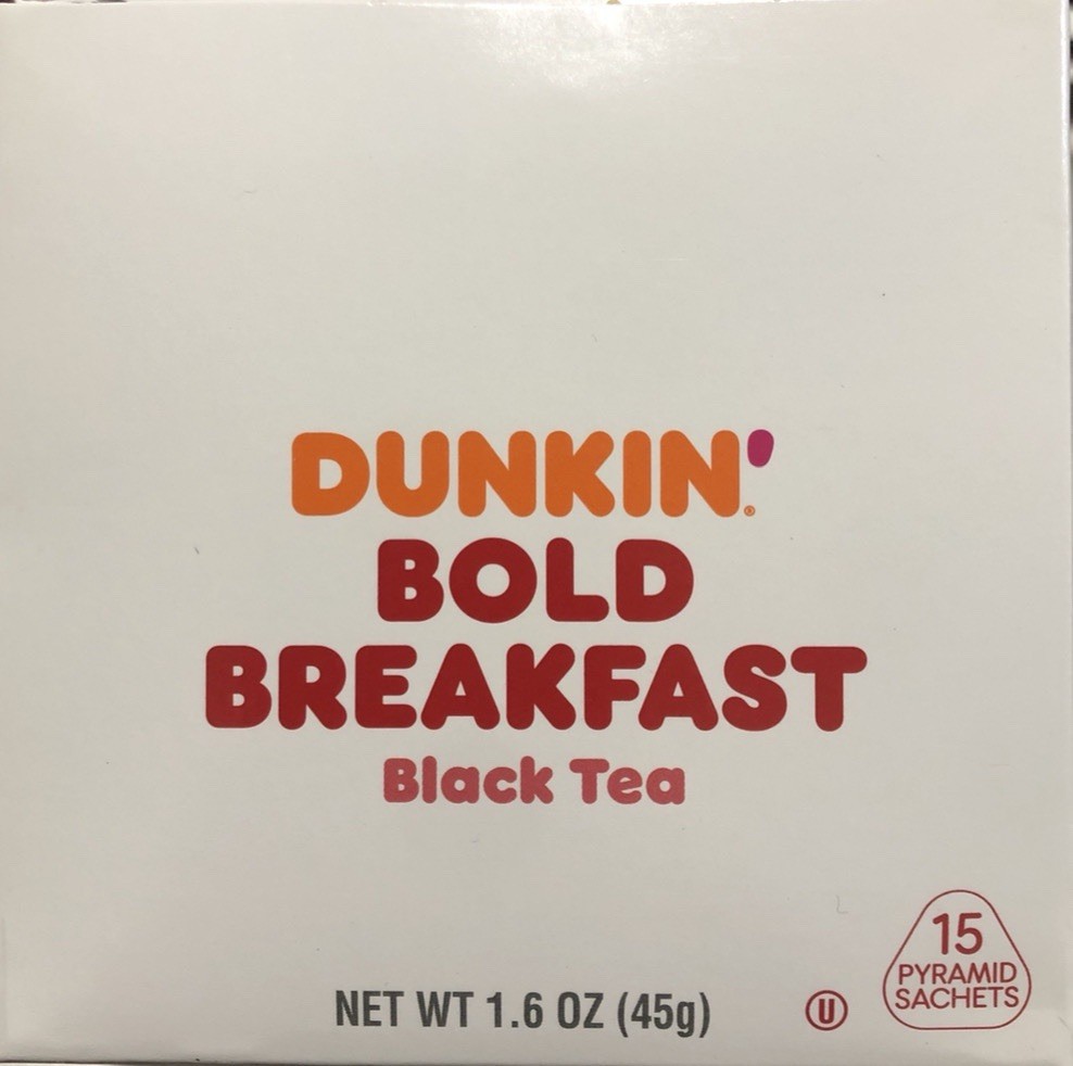 Dunkin Bold Breakfast Black Tea Per Box less than $12 (12 individual BOX)