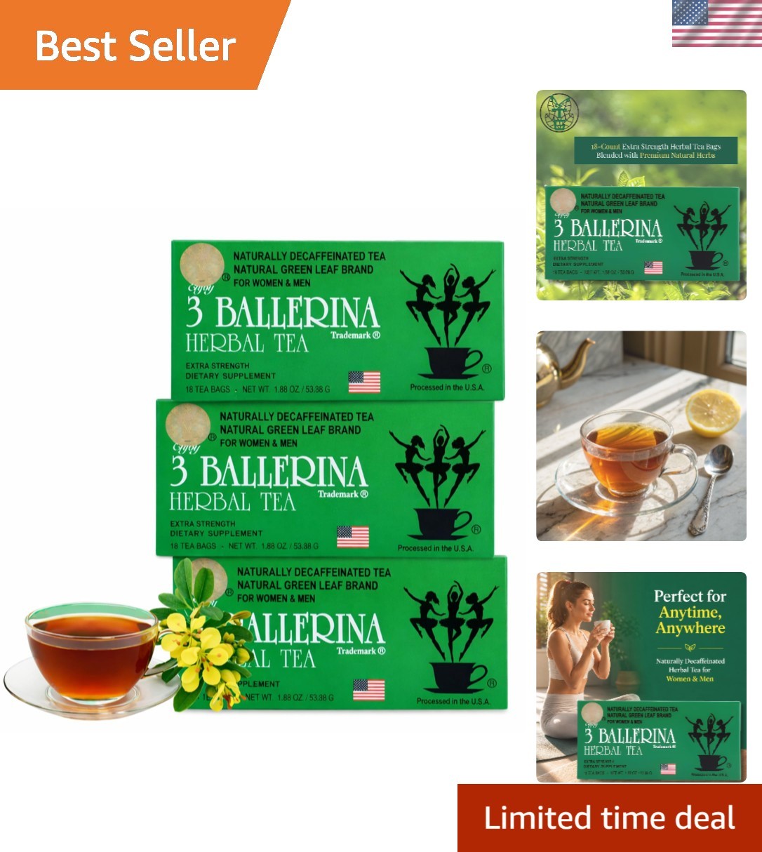 TEA DIETERS DRINK EXTRA STRENGTH, 1.88oz 18 Count3 BOXES