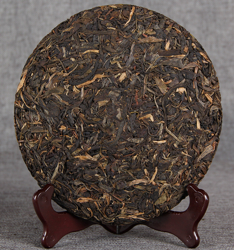 2017 Yr Nan Nuo Shan Qiao Mu Qi Zi Yuan Cha Collection Menghai Raw Puer Tea 357g