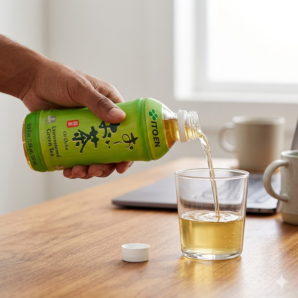 ITO EN Green Tea Ready to Drink Beverage 6 Pack Bottled Tea