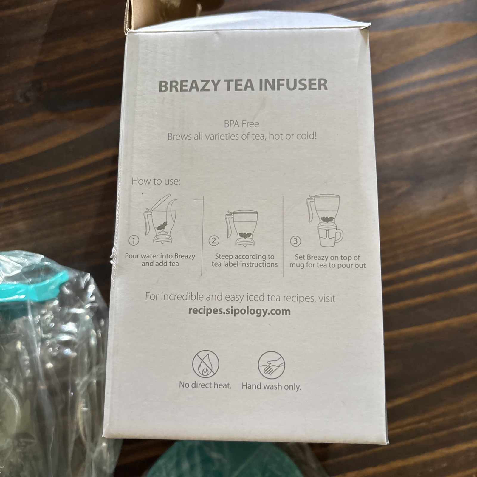 Sipology Breazy Tritan 500 Ml Tea Infuser New