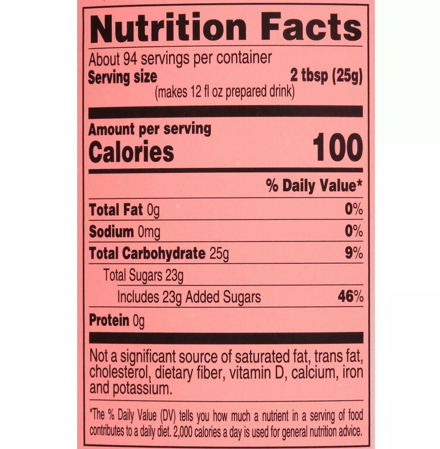 4C 35 QT Peach Iced Tea Mix (82.6 oz.2.Pack)