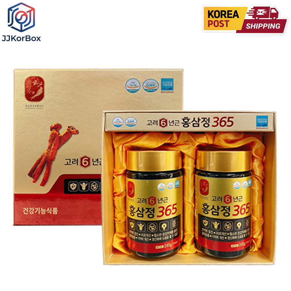 Korean 6 Years Red Ginseng Extract 365, 240g x 2ea