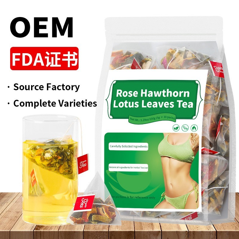 Herbal Tea Chinese Traditional Healthy Drink Ginseng Rose Hawthorn Bitter Melon