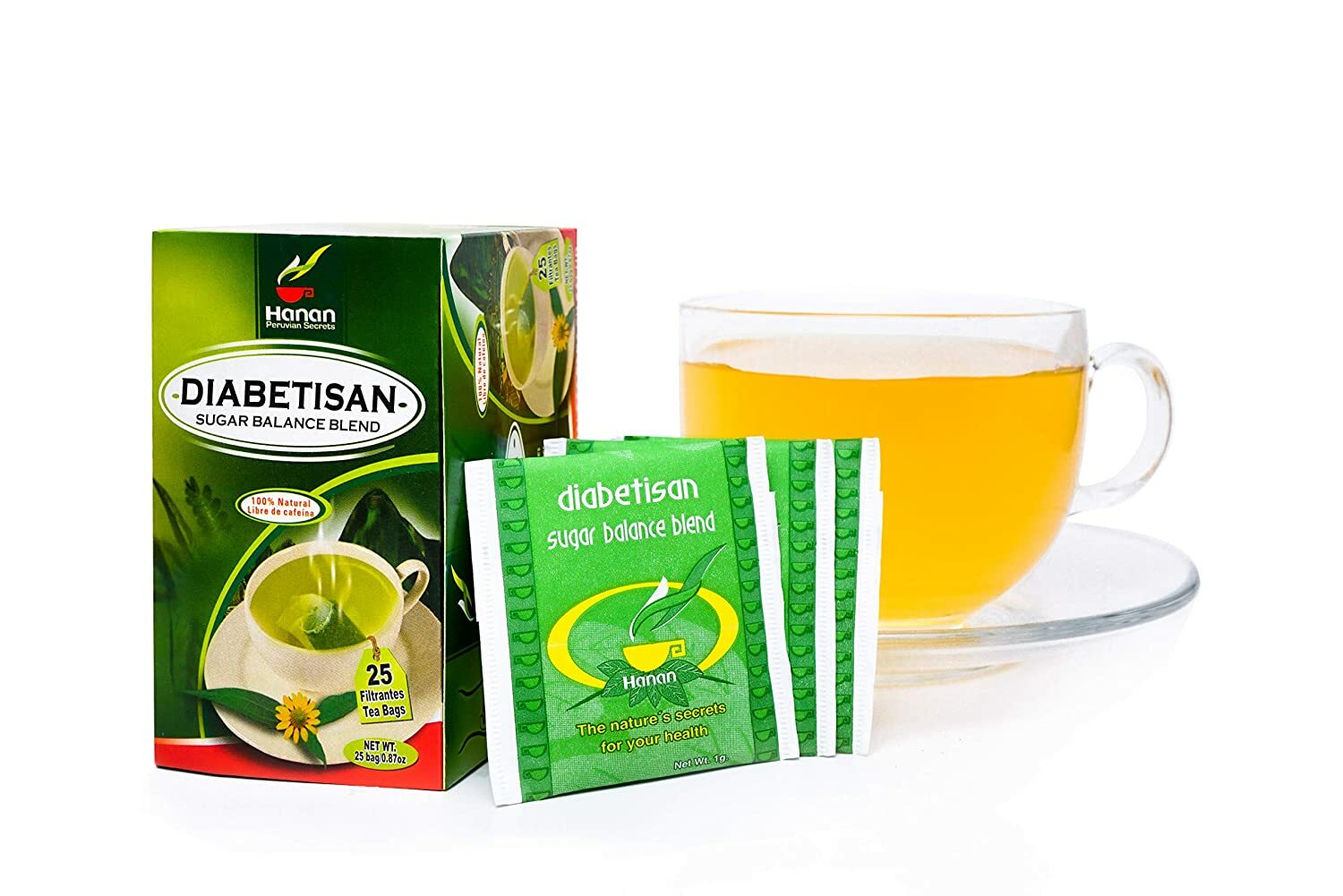 Hanan Peruvian Secrets Deabetisan Herbal Tea | 100% Natural Sugar Balance Blend