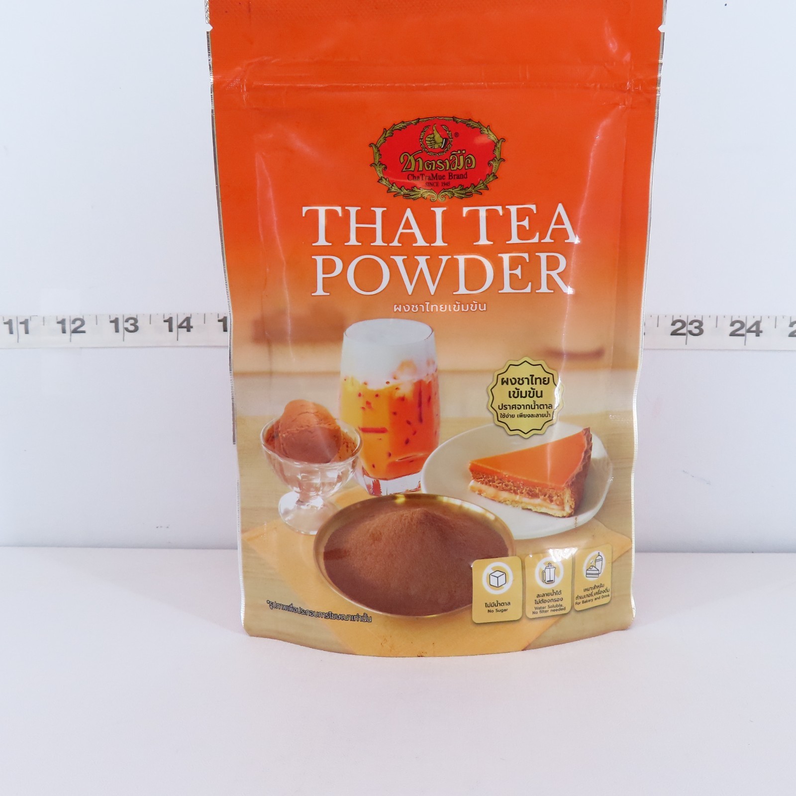 100G. CHA TRA MUE INSTANT TEA POWDER THAI TEA *NO SUGAR ADDED*