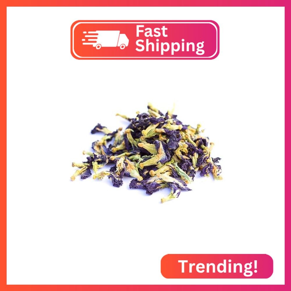 Dried Butterfly Pea Flowers Thai Blue Tea Clitoria Ternatea Flower Herbal Tea Bl