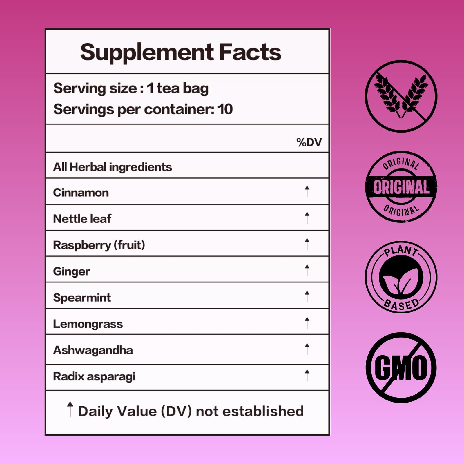 Organic PCOS Spearmint Tea for Hormone Balance & Hirsutism and Acne, 10 PCOS …